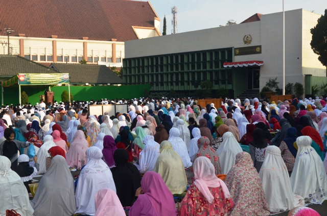 Korem 073/Mkt laksanakan Sholat Idul Adha
